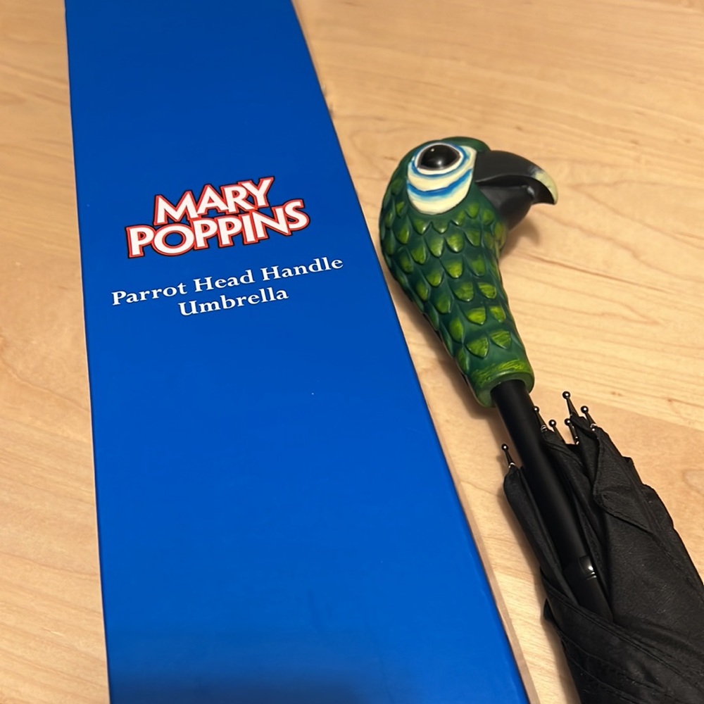 Disney Fan Mary Poppins Parrot Head Umbrella Halloween Costume Accessory Unique